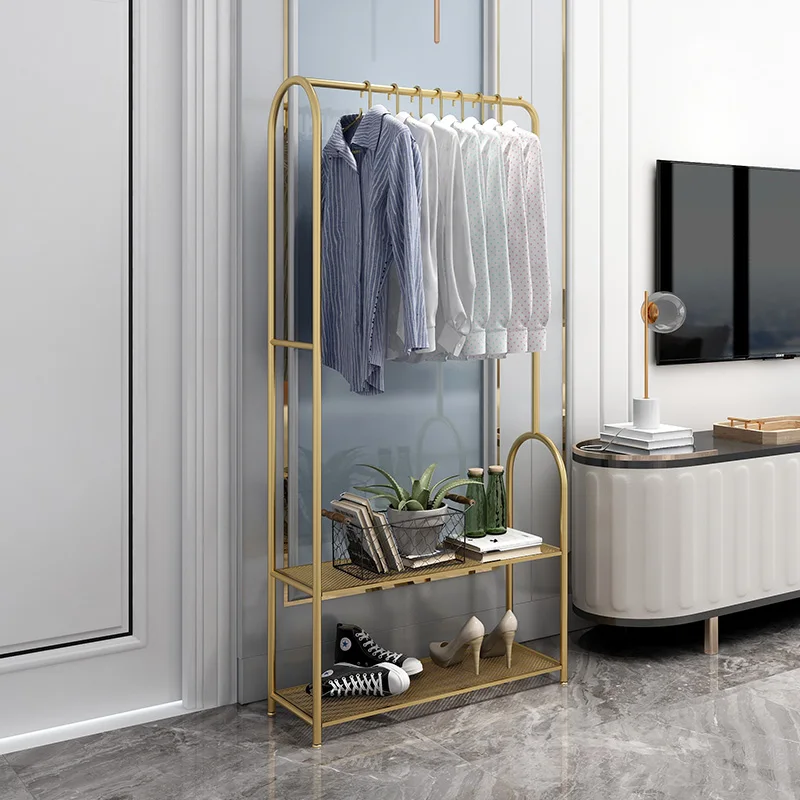 

Living Room Entryway Coat Rack Hall Nordic Metal Storage Hanger Floor Vertical Coat Rack Home Rack Para Ropa Household Items