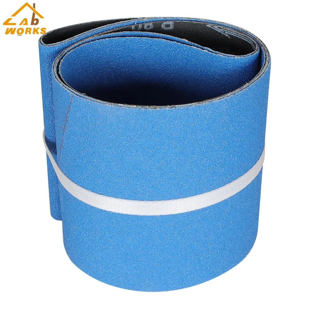 6" X 48" 80 Grit Blue Premium Zirconia X-Weight Sanding Belt