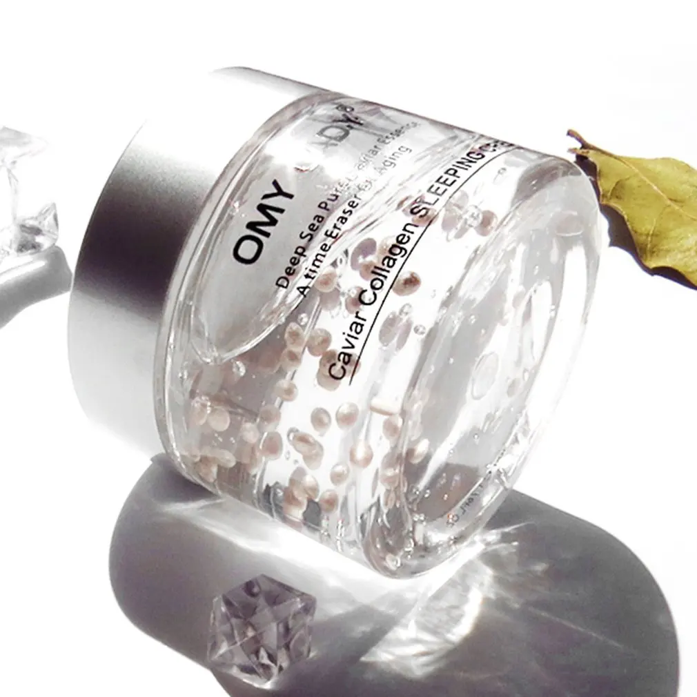 

Facial Cream Caviar Sleeping Collagen Night Cream Facial Moisturizing Sleep Soothing Moisturizing Skin Cream