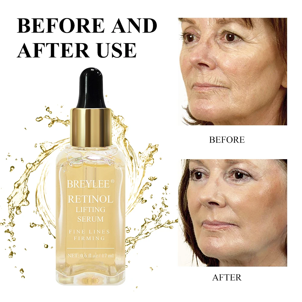 

New Face Retinol Serum Facial Anti Wrinkle Anti Aging Fade Fine Lines Lifting Firming Serum Skin Care Beauty Health Essence