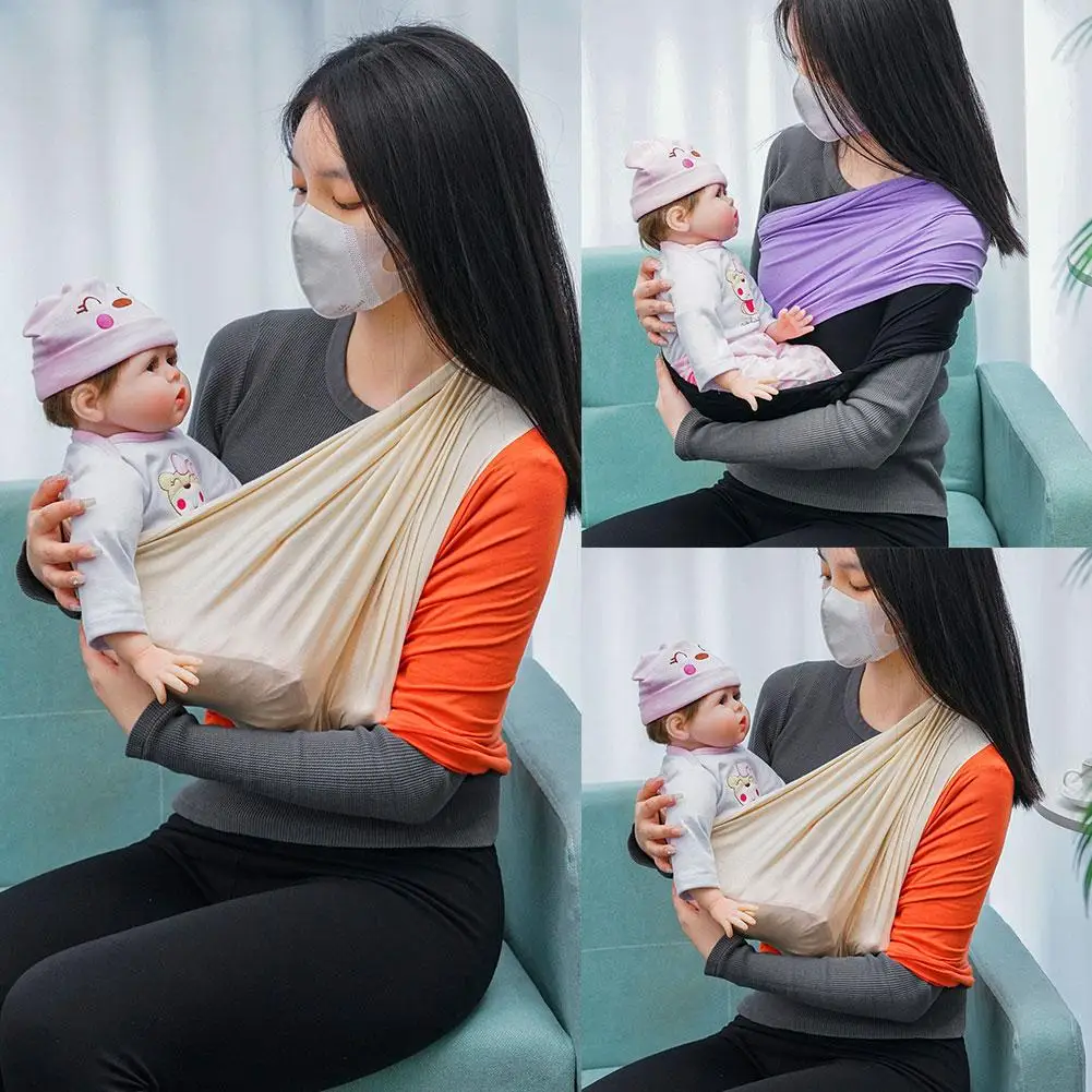 Double Adjustable Baby Wrap Soft Sling Single Wrap Kids Belt Baby Shoulder Carrier Sling Baby Multifunctional Carri X7W2