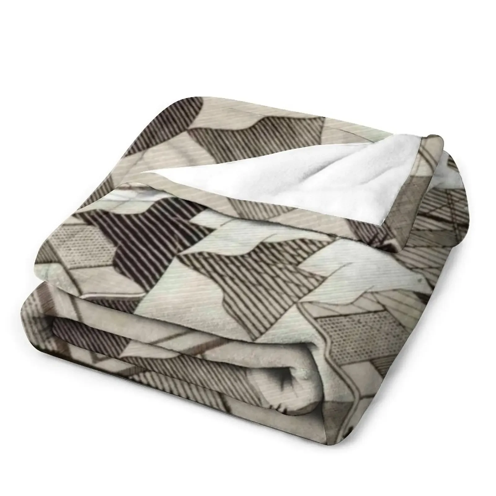 Декоративное одеяло День и ночь Maurits Cornelis Escher декоративные одеяла для среды