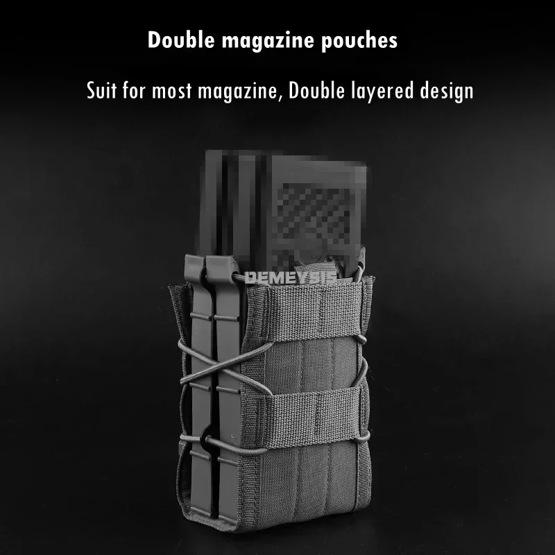 5 56 7 62 двойные карманы для магазина MOLLE ремень стрельбы держатель боеприпасов