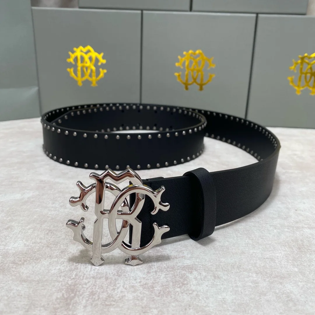 Мужской кожаный ремень с металлической пряжкой 3 8 см