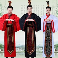 chinese traditional clothing hanfu for men ancient cosplay stage performence folk dance costumes embroidered festival outfit