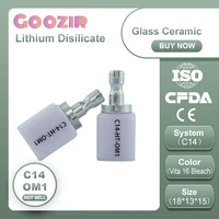 factory price dental implant materials lithium disilicate block c14 ht lt dental glass ceramic dental glass ceramic