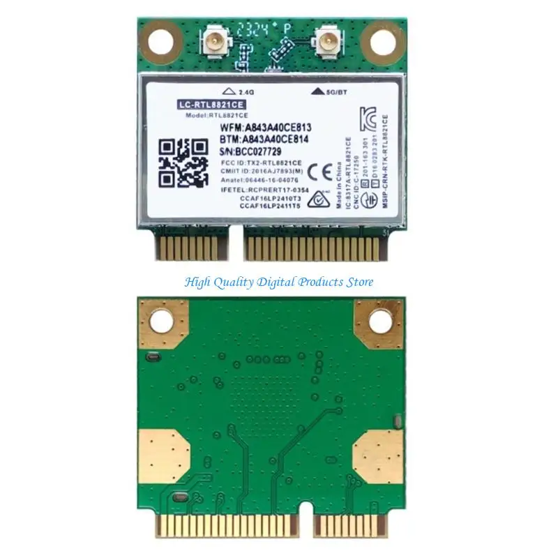 Фото U2JE BL M8821CP2 WIFI 6-карточный беспроводной адаптер RTL8821CE Чип Высокая скорость со стабильной передачей сигнала для ПК и №4