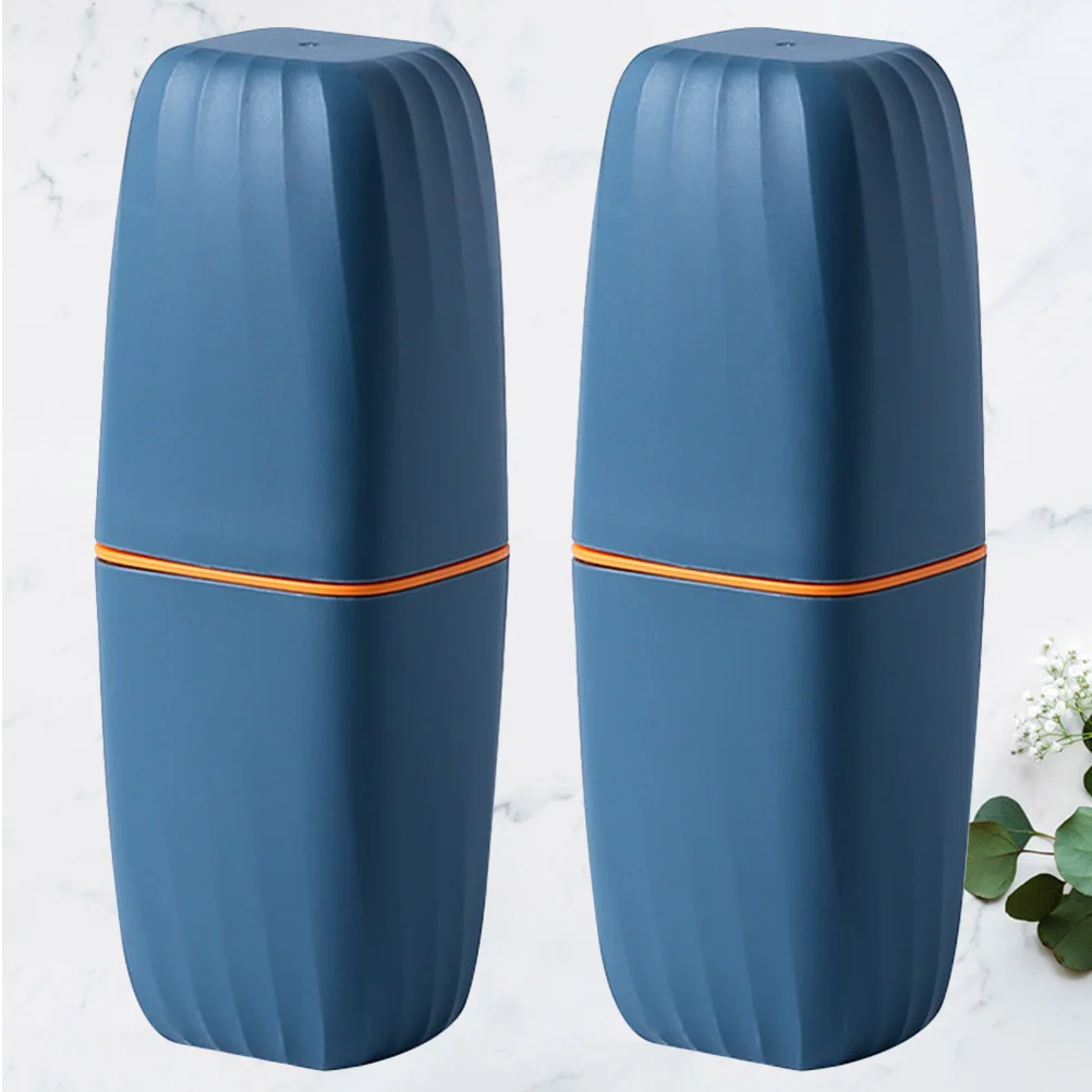 Портативная коробка для хранения зубных щеток 2 шт. дорожный контейнер