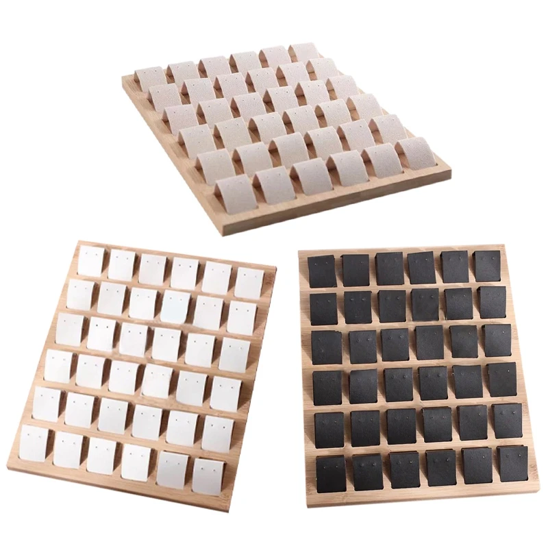 

Бархатные серьги-гвоздики из искусственной кожи и бамбука