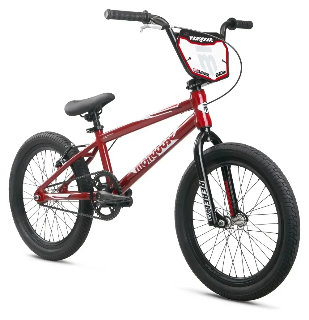Фото l Для Rebel RS1 Enfant Unisexe, 20-е Vélo BMX rouge, амальation d'aluminium 6061 Atlistant pour uneutzure stabilité и un №3