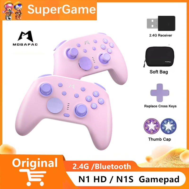MABAPAD N1 HD 2 4G беспроводной Bluetooth-контроллер N1S геймпад с эффектом Холла джойстики
