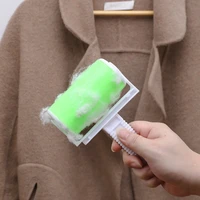 newly reusable lint remover clothes dust wiper portable home clean pet hair remover sticky roller carpet bed sofa dust collector