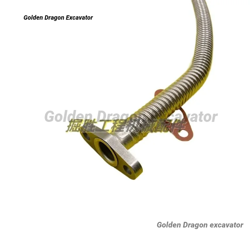 Для Hyundai R110 130 150LCTurbocharger scavenge pipecummins 4BT3.9Engine масляная трубка экскаватора запчасти