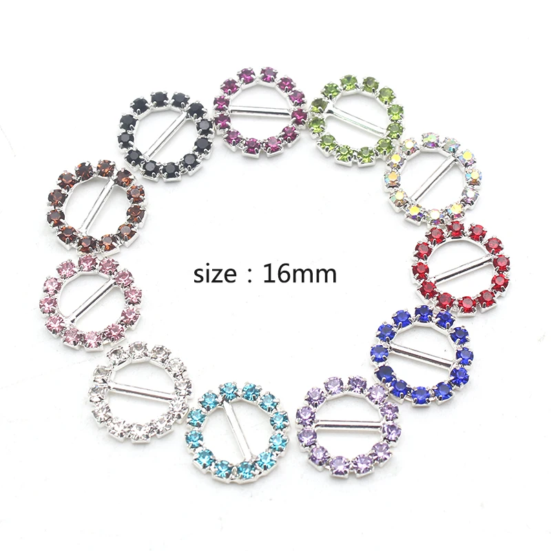 10 шт. 16 мм Блестящая лента Стразы ремень Креативная одежда декоративная скользящая Пряжка DIY ювелирные аксессуары 10 шт. 16 мм Блестящая лента Стразы ремень Креативная одежда декоративная скользящая Пряжка DIY ювелирные аксессуары