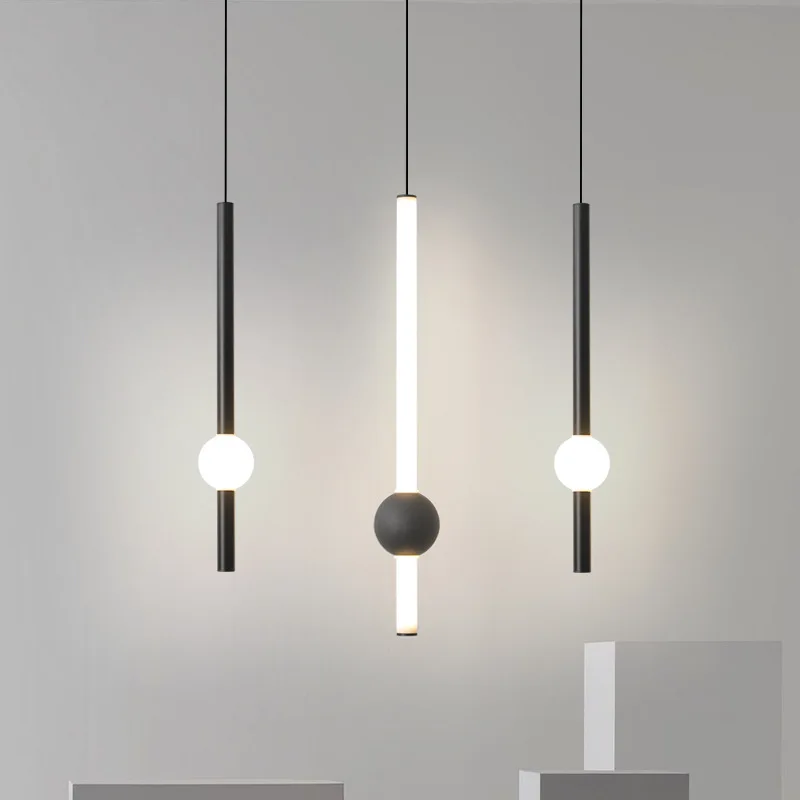 

Long Bar LED Chandelier Pendant Light for Ceiling Dinning Room Kitchen Bedroom Hanging Lamp Suspension Fixtures Home Decoration