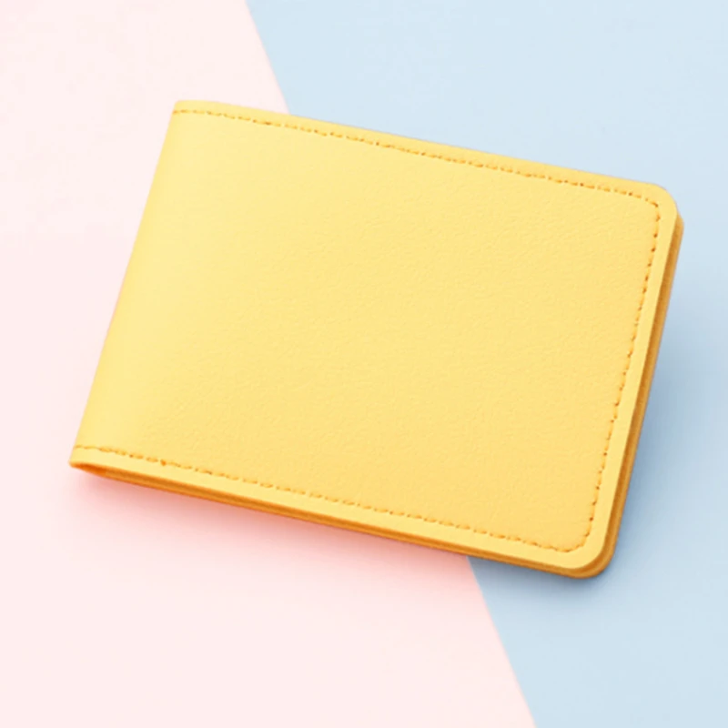 

Ultra-Thin 2Slots Driver License Holder Pu Leather On Cover For Car Driving Documents Business ID Pass Certificate Folder Wallet