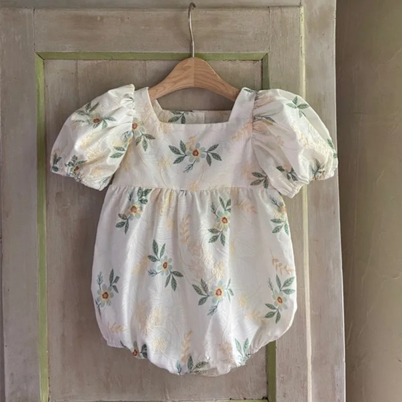 

Summer Baby Girls Floral Romper