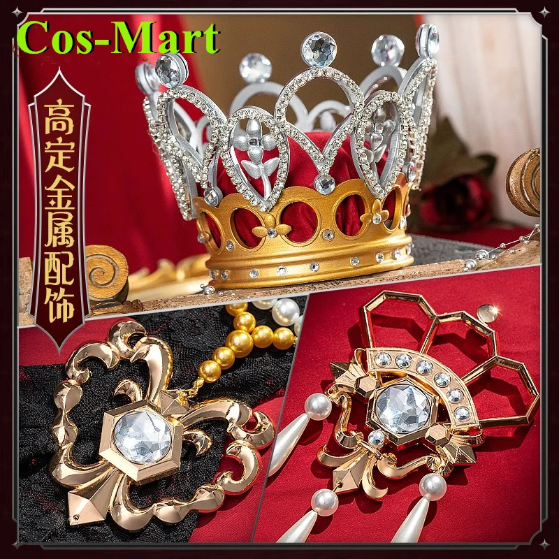 Cos-Mart Identity V Mary Bloody Queen Madame Red Superintendent Косплей Костюм Прекрасное Платье Ролевая Игра