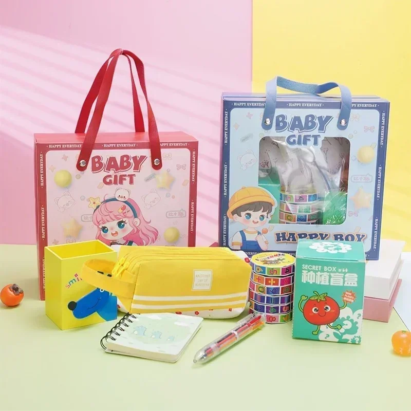 Прозрачная подарочная упаковка с окном для детского дня рождения Рождества