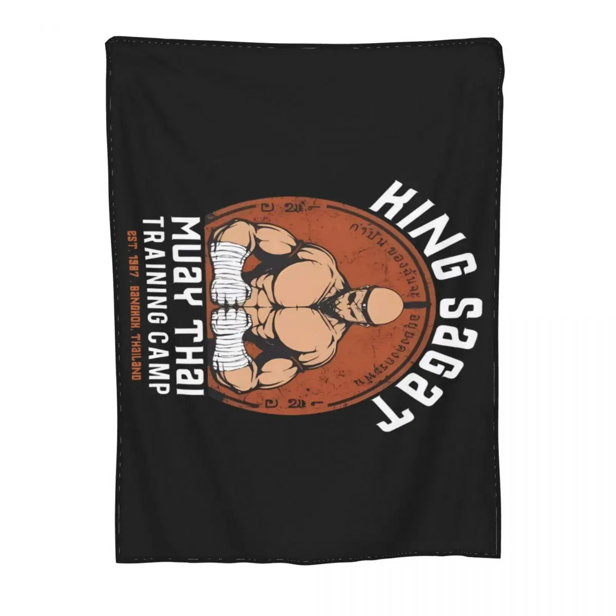 Тренировочный лагерь King Sagat Muay Thai плюшевое одеяло для кровати одеяла и пледы