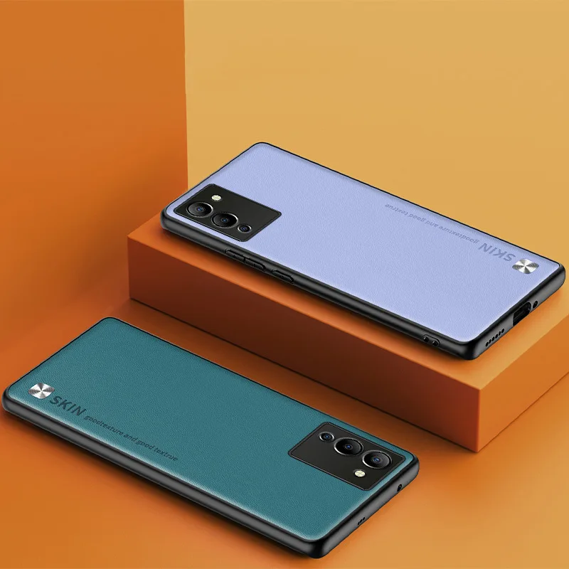 

New anti-fall all-inclusive plain leather business phone case with TPU frame suitable for Transsion Infinix Note 12 G96 Cover