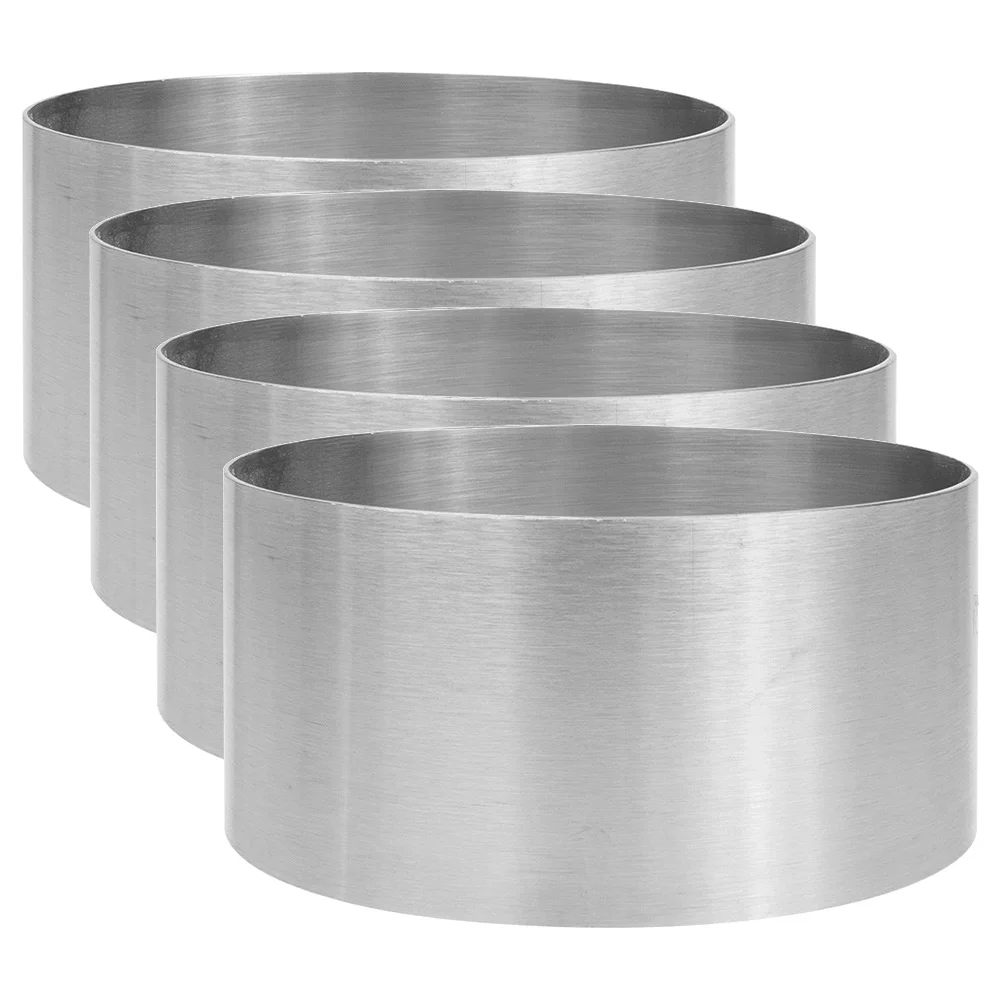 

4Pcs Food Dessert Cake Decorating Diy Frost Form For Cakes Cake Collars for Kitchen