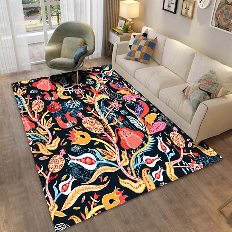 

Japanese Style Kimono Pattern Soft Rugs for Bedroom Home Decor Carpet Mat Anti-slip Balcony Are Rug Floor Mats Kids Room Carpet