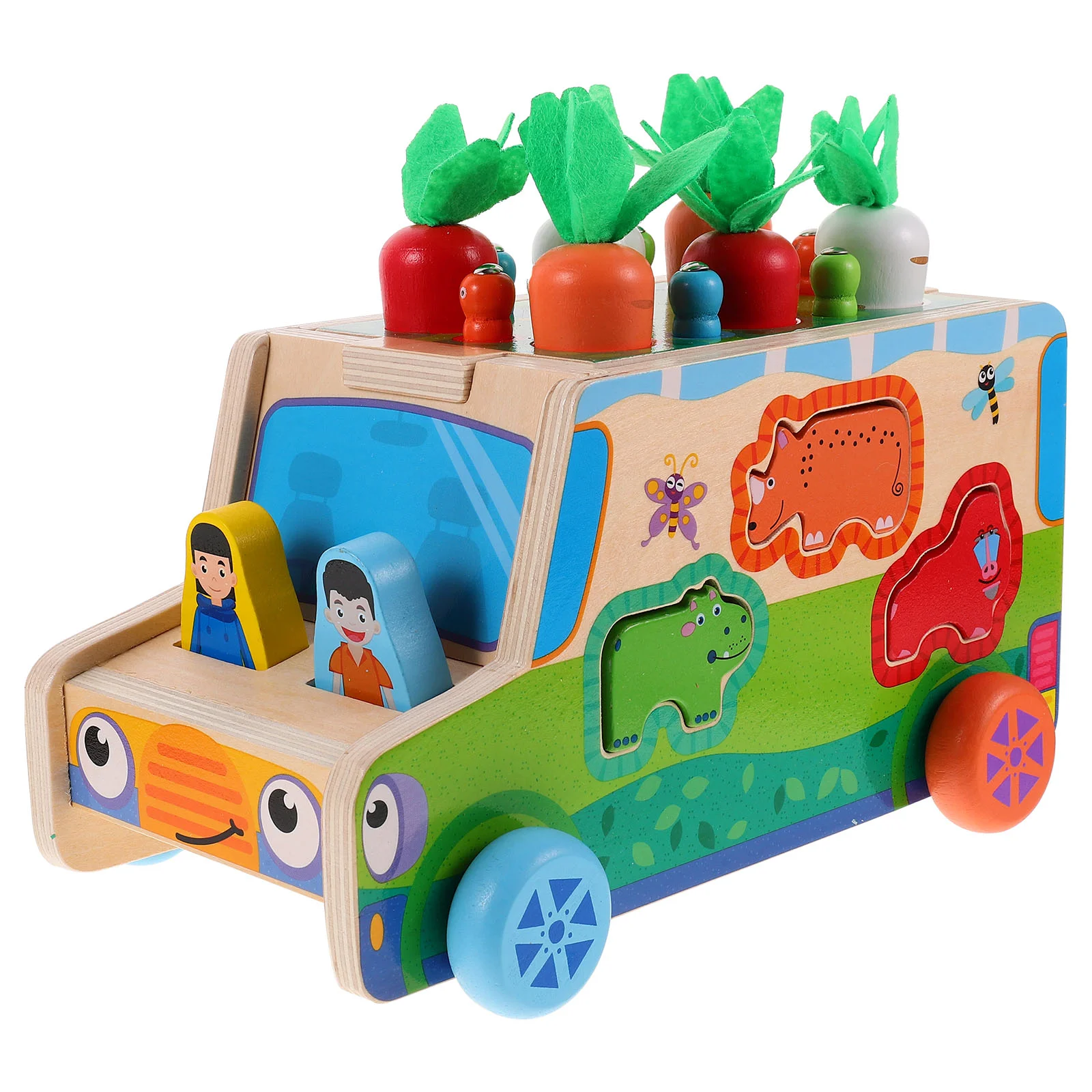 

Montessori Toys Kids Sorting Puzzle Children Educational Wooden Animals Shape Montesori