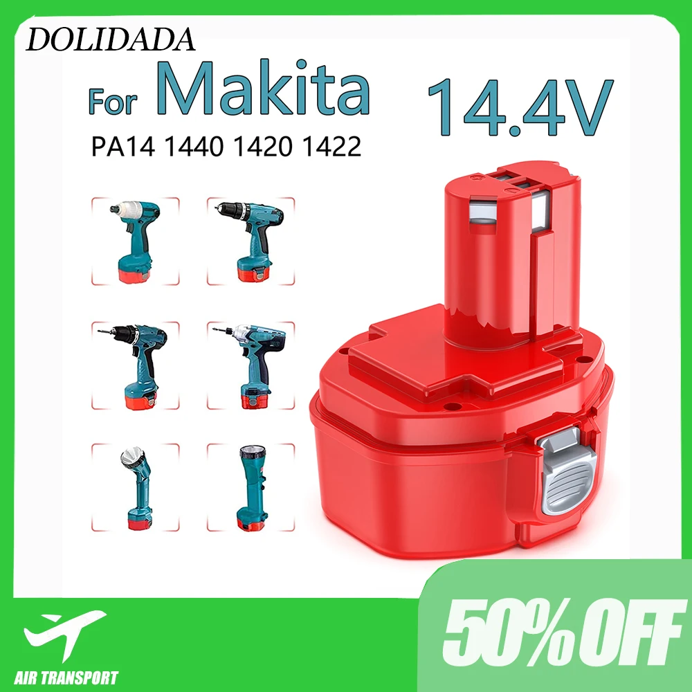 

Аккумуляторная батарея для Makita, 14,4 В, 3500 мАч, Ni-MH, PA14 1422 1433 1420 192600-1 6281D 6280D 6337D