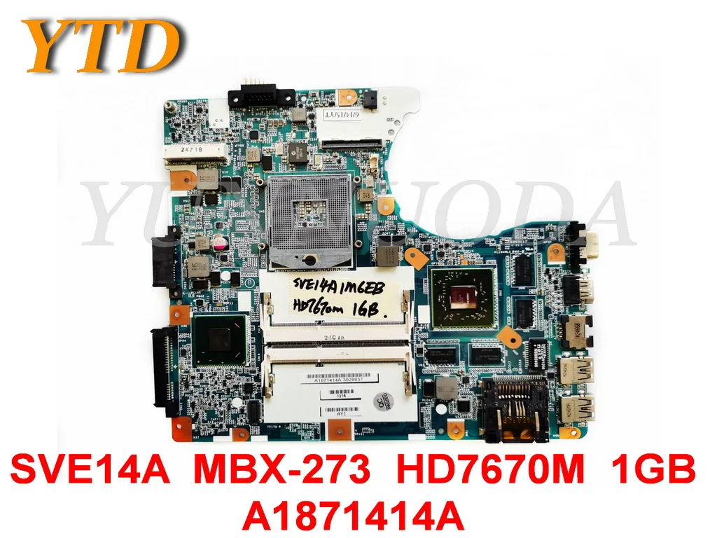 

Оригинальная материнская плата для ноутбука SONY MBX-273 HD 1,1 m 1 ГБ A1871414A V110 REV протестирована хорошая бесплатная доставка
