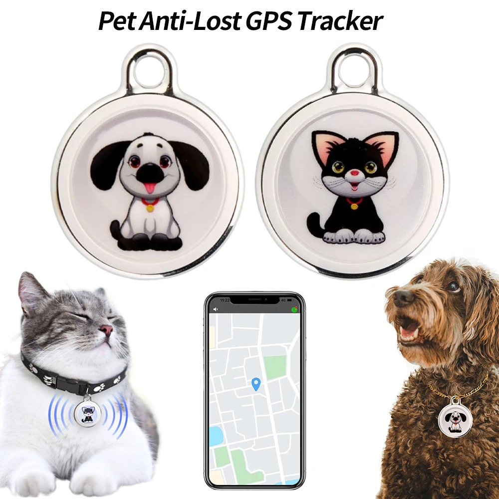 GPS-трекер для собак и кошек локатор с функцией Bluetooth совместим чемоданом