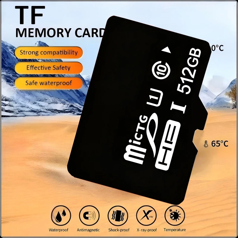 Фото Карта памяти SD Mini TF для мобильных устройств и камер видеонаблюдения 4GB 8GB 16GB 32GB 64GB 128GB №1