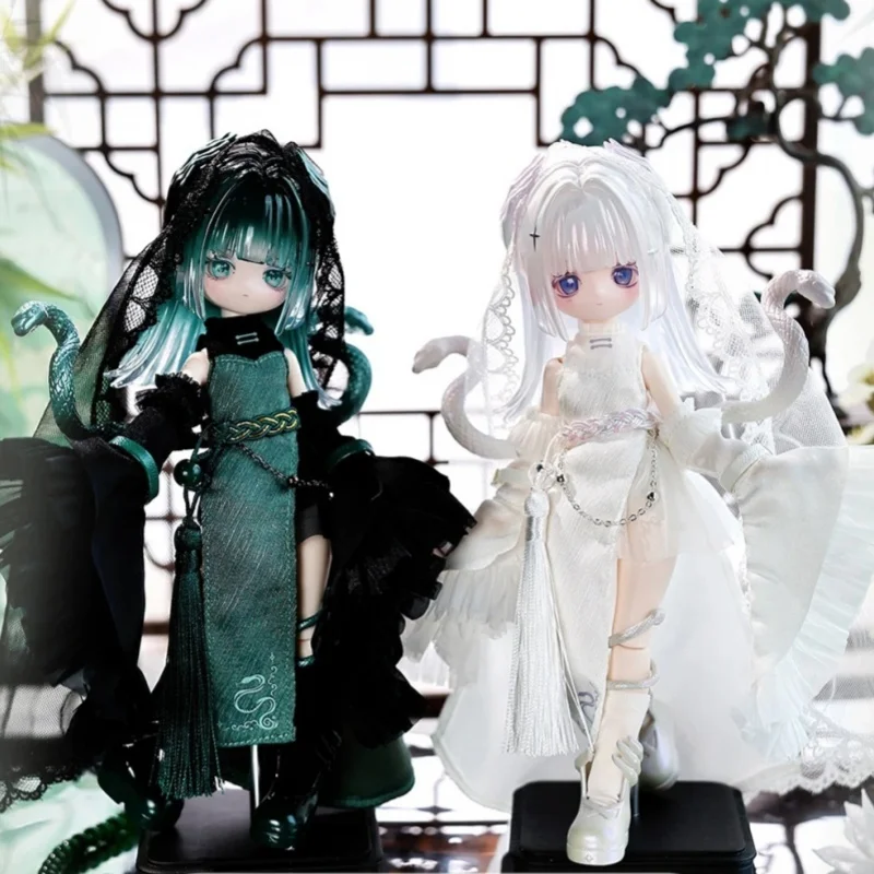 Фото В наличии: Новая коллекционная шарнирная фигурка Luluelf Story Limited Hang Card Ghost Hand Viper BJD, масштаб 1/12, в слепой коробке №2