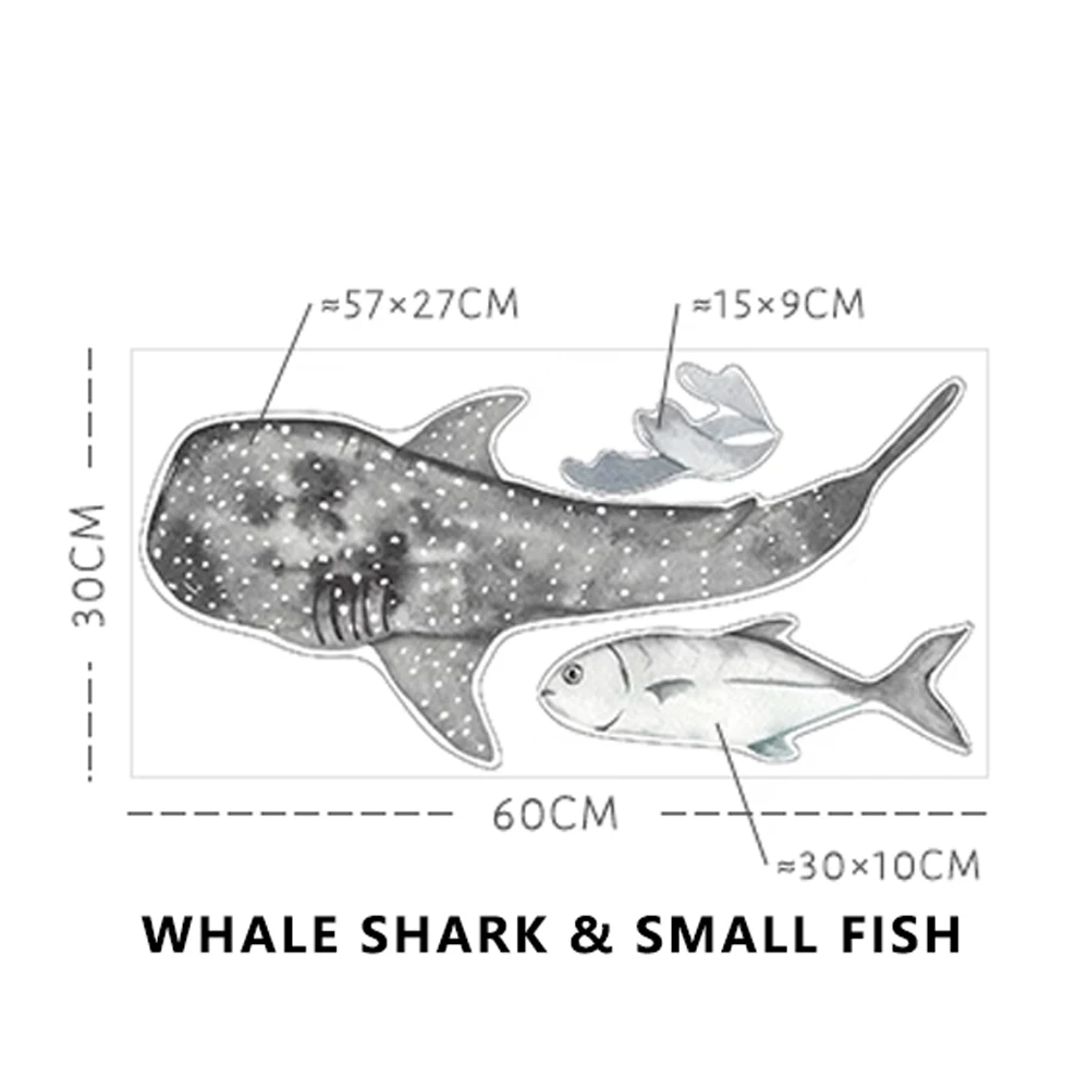 

Водостойкая наклейка на стену "Подводный мир"