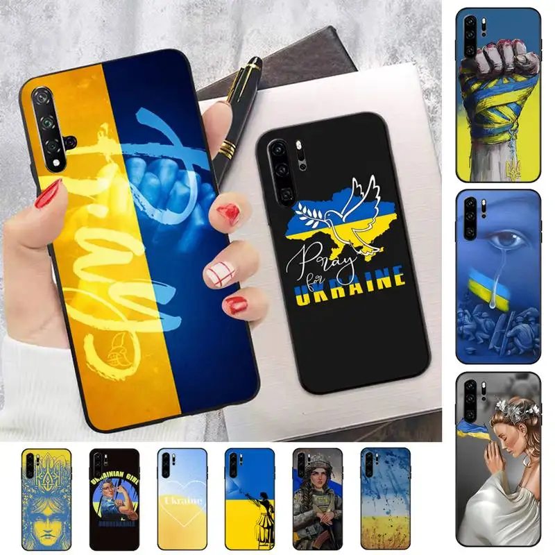 

Ukraine Ukrainian girl Phone Case for Huawei P30 40 20 10 8 9 lite pro plus Psmart2019