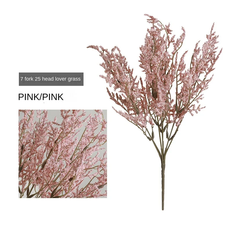 Искусственные цветы Lover Grass, 7 вилок, 25 головок