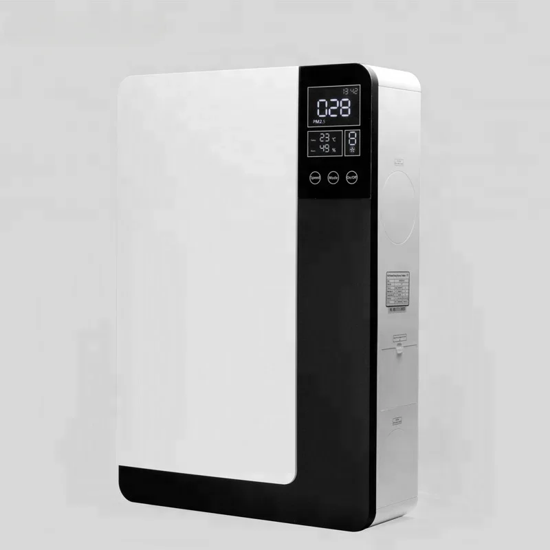 Настенная домашняя система вентиляции энерговосстанавливающая вентиляция