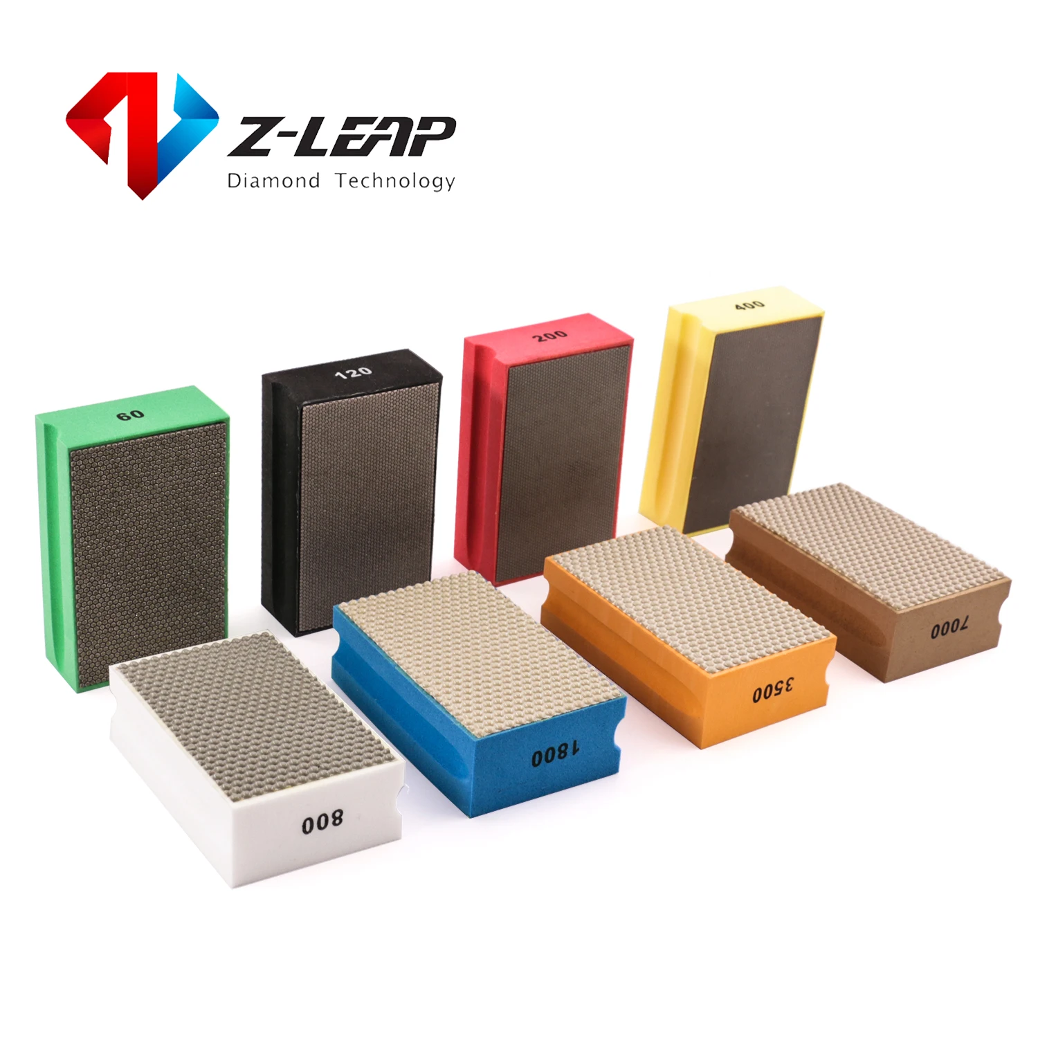 

Z-LEAP Diamond Hand Polisingh Pads Concrete Gramite Grinding Block Pad Stone Marble Ceramic Abrasive Sanding Pads