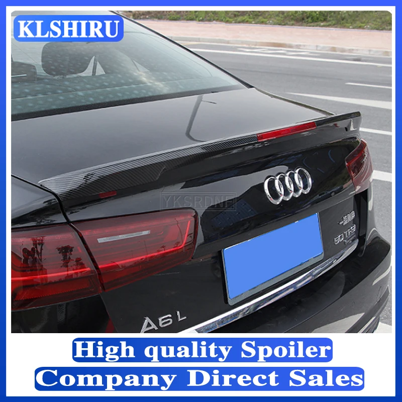 

KLSHIRU для Audi A6 C7 ABS задний спойлер багажника 4-дверный седан 2012 2013 2014 2015 2016 автомобильный фонарь