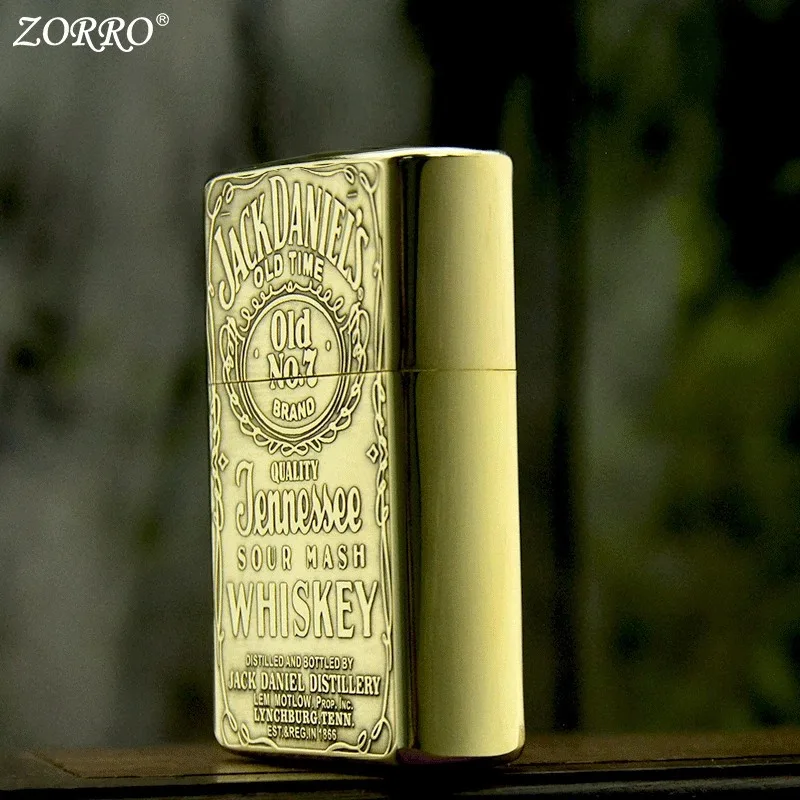 Фото Новая ретро-зажигалка ZORRO 2026 с гравировкой, керосиновая, персонализированная, креативная, бутик-качество, подарок для мужчин №3
