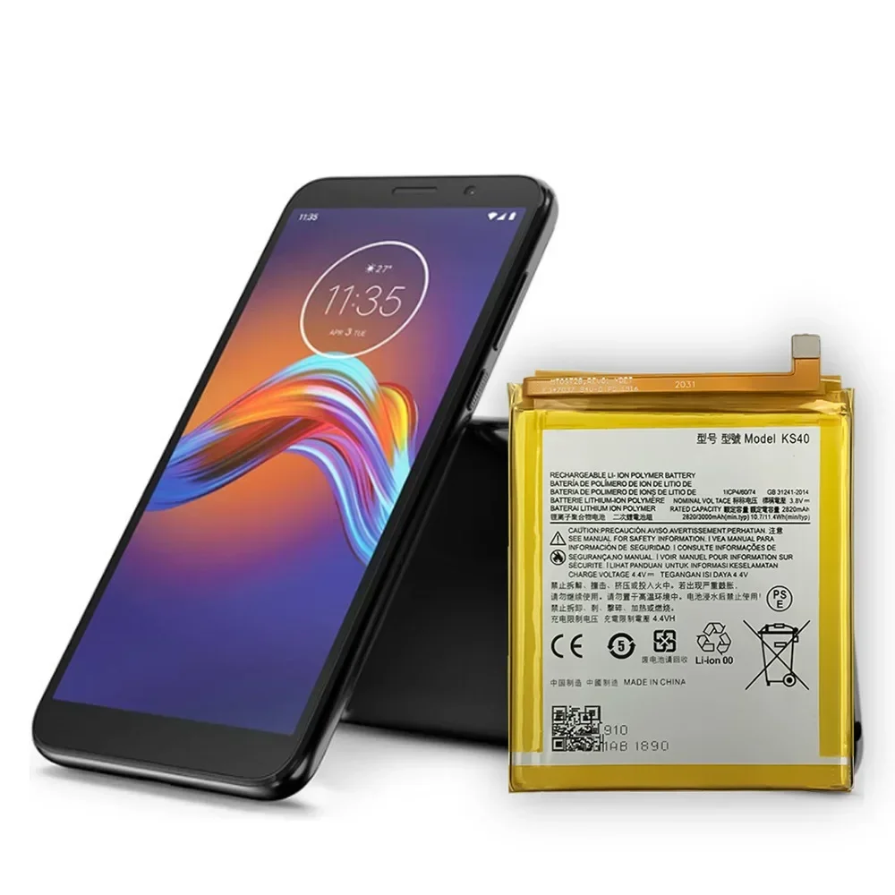Сменный аккумулятор 3000 мАч для Motorola Moto E6 Play XT2029 XT2029-1 KS40 KS 40 аккумуляторы +