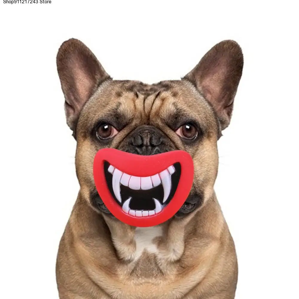 

Durable Safe Funny Squeak Dog Toys Devil's Lip Sound Dog Playing/Chewing Puppy Make Your Dog Happy