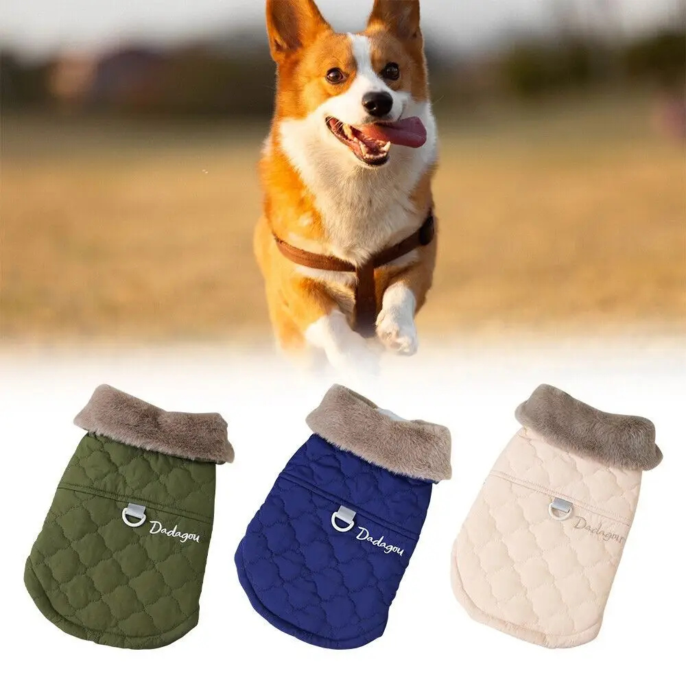 

Хлопковая одежда для домашних животных чихуахуа, водонепроницаемое пальто для собак и кошек, куртка для щенков и собак, жилет, зимняя одежда для кошек, теплая флисовая подкладка для собак