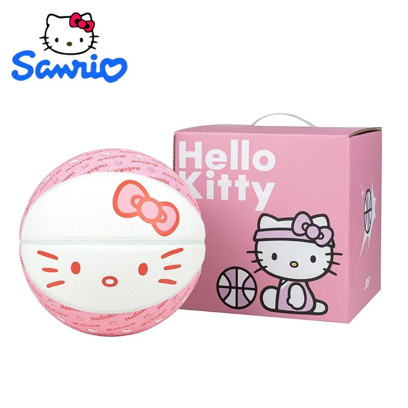 

Sanrio Anime Cartoon Peripherals Hello Kitty Kawaii Pink Basketball No. 7 Creative High-value Sporting Goods Cute Holiday Gift