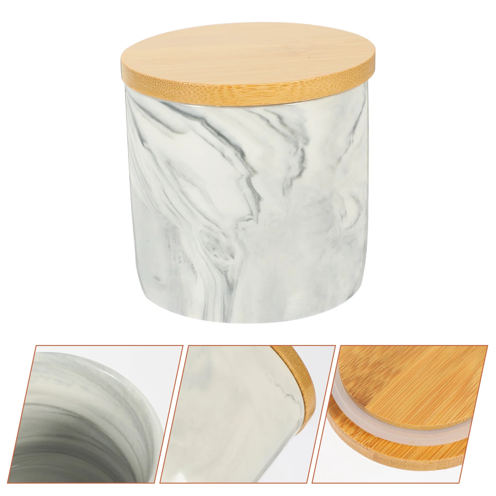 

Ceramic Jar Container Storage Sugar Condiment Salt Seasoning Canister Jars Tea Pepper Chinese Bowl Box Porcelain Pots Ceramics