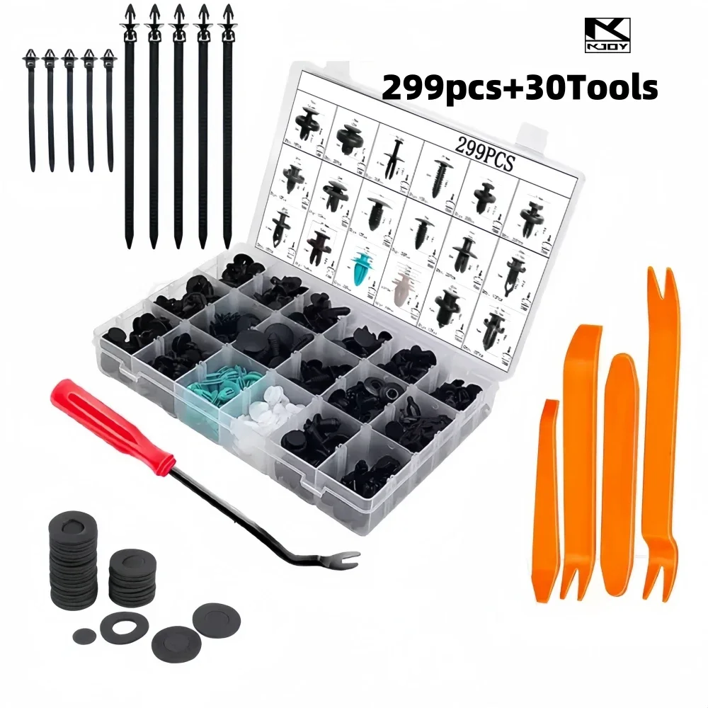 Заклепки для кузова автомобиля заклепки Mercedes Benz BMW Citroen Honda Nissan 299 шт. 18 размеров