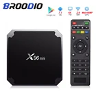 Новый X96 Мини ТВ-бокс Android 7,1 Смарт ТВ-бокс X96mini 2,4G Wifi S905W Четырехъядерный 4K беспроводной WIFI медиаплеер 1 ГБ 8 ГБ телеприставка