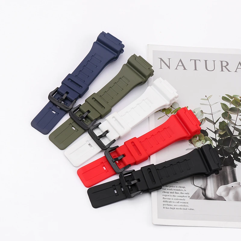 Resin strap case Suitable for Casio g-shock AQ-S810W AQ-S810 Men's and women's watch strap watch accessories