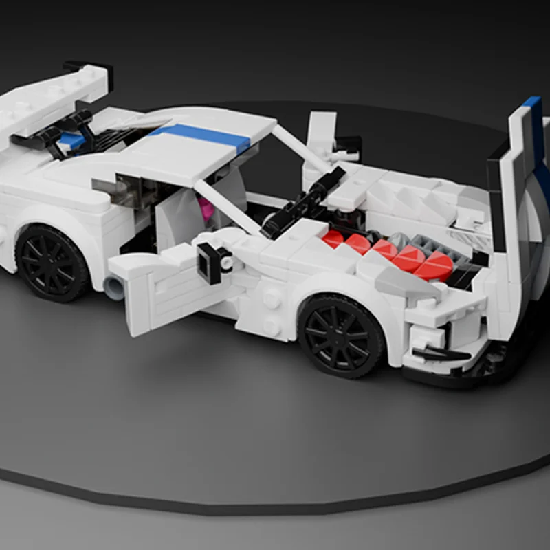 364 детали MOC Конструктор Dodge Viper ACR Racing Series: Мега-миниатюрный набор для сборки, культовая модель, развивающая моторику, подарок для фанатов и любителей коллекционирования (art.: 3920dc102735b) - 3920dc102735b