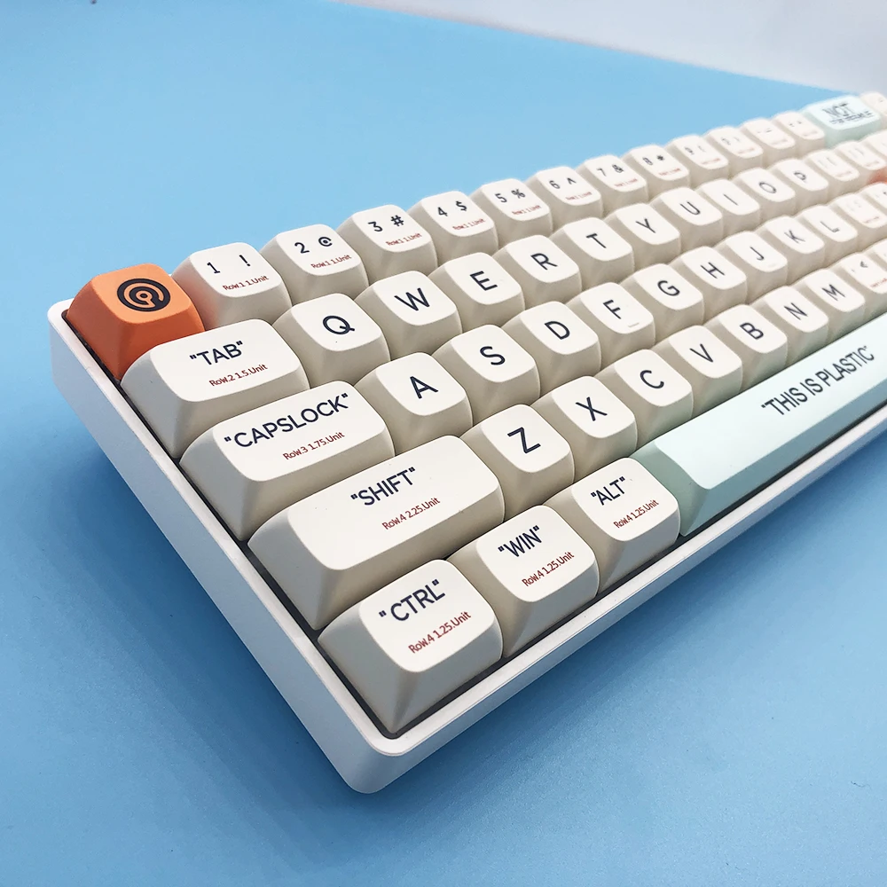 

125 клавиш PBT Keycap XDA Profile DYE-SUB, английские японские персонализированные колпачки для клавиш Cherry MX Switch, игровая механическая клавиатура